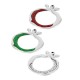 Enameled Zamak Pendant Pomegranate 50mm