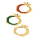 Colgante de Metal Zamak Esmaltado Granada 50mm
