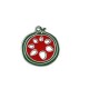 Enameled Zamak Pendant Pomegranate 30x33mm