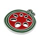 Pendentif en Zamak Émaillé en Forme de Grenade 30 x 33 mm