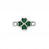 Plata Vieja/Verde Transparente