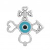 999° Silver Antique Plated/ 5µm/ Azure/ Black