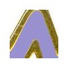 24K Gold Plated/ 0.12µm/ Lavender