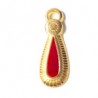 Plaqué or 24 carats/Rouge foncé