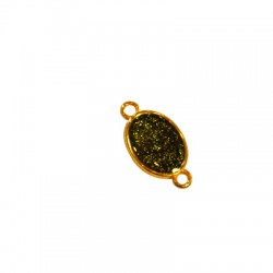 Conector de Metal Zamak Esmaltado Ovalado 13x17mm