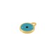 Charm rond en Zamak Émaillé avec Œillet 10 mm