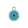 Argent antique / Bleu aquatique