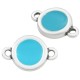 Enameled Zamak Connector Round 10mm