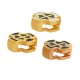 Passante in Zama Smaltato Croce 13mm (Ø 10.2x2.2mm)