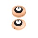 Entrepieza de Metal Zamak con Ojo de buena suerte esmaltado 7,6mm (Ø 1,1mm)
