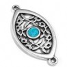 Argento Anticato/Turchese Perlato