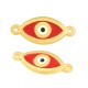 Conector de Metal Zamak Ojo Esmaltado 15x8mm