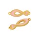 Enameled Zamak Connector Fish 23x10mm