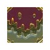 24K Gold Plated/ 0.12µm/ Bordeaux/ Khaki