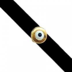 Pasador de Metal Zamak Redondo Ojo Esmaltado 9mm (Ø 5x2mm)