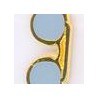 24K Επίχρυσο/ 0.12µm/ Μπλε Πάγου