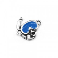 Conector de Metal Zamak Máscara de Buceo Esmaltada 11x14mm