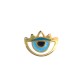 Charm in Zama Occhio Portafortuna Smaltato 20x15mm