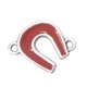Enameled Zamak Connector Horseshoe 12x14mm