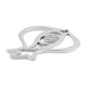 Colgante de Metal Zamak Ajo con Ojo Esmaltado 46x64mm