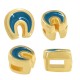 Passant fer de cheval en Métal/Zamak 6,5mm (Ø 3,2x1,7mm)