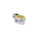Pasador de Metal Zamak Piña con Esmalte 7x13mm (Ø5,2x2,2mm)