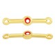 Entrepieza de Metal Zamak Barra 20mm con Ojo Esmaltado