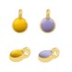 Breloque en Métal/Zamak émaillé 5mm