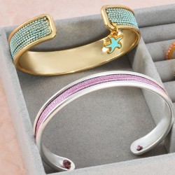Colgante de Metal Zamak Estrella de Mar con Esmalte 12mm