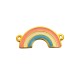 Connecteur en Zamak Émaillé Arc-En-Ciel 21 x 11 mm