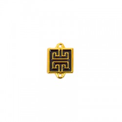 Enameled Zamak Connector Meander 15mm
