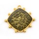 Colgante de Metal Zamak Rombo con Esmalte 26x22mm