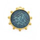 Pendentif rond en Zamak Émaillé 25 mm