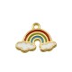 Pendentif nuage arc-en-ciel en Métal/Zamak émaillé 19x11mm