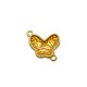 Enameled Zamak Connector Butterfly 18x17mm