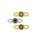 Enameled Zamak Connector Round 16x6mm