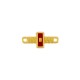 Conector de Metal Zamak Barra con Esmalte 14x8mm