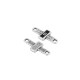 Connettore Smaltato in Zama a Barra con Rettangolo 14X8 mm