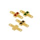 Enameled Zamak Connector Bar with Rectangular 14x8mm