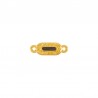 Placcato in oro 24 carati / 0,12 µm / Taupe