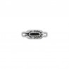 999° Silver Antique Plated/ 5µm/ Black