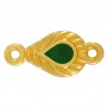 Placcato in oro 24 carati / 0,12 µm / Verde bosco