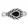 Placcato argento antico 999°/ 5µm/ Nero