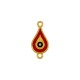 Enameled Zamak Connector Teardrop 10x15mm