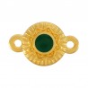 24K Gold Plated/ 0.12µm/ Hunter Green