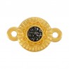 Oro 24K/Glitter Negro