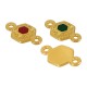Enameled Zamak Connector Hexagon 10x11mm
