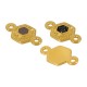 Connecteur en Zamak Émaillé Hexagonal 10 x 11 mm