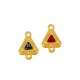 Connecteur en Zamak Émaillé Triangle 12 x 11 mm