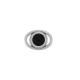 Enameled Zamak Connector Oval 14x10mm